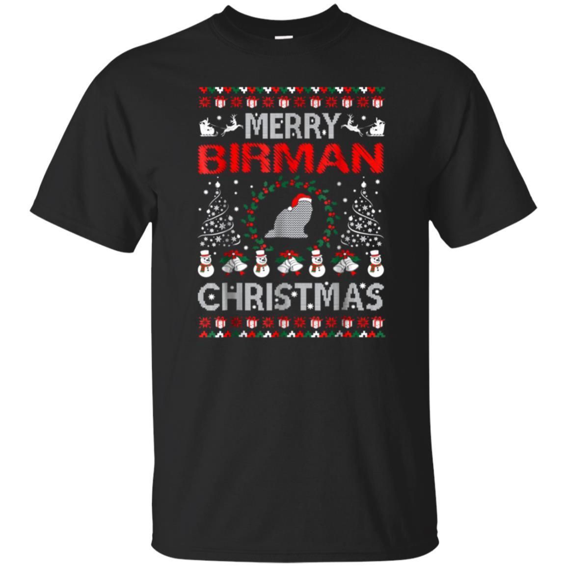 Buy Merry Birman Christmas Ugly Sweater Tshirt