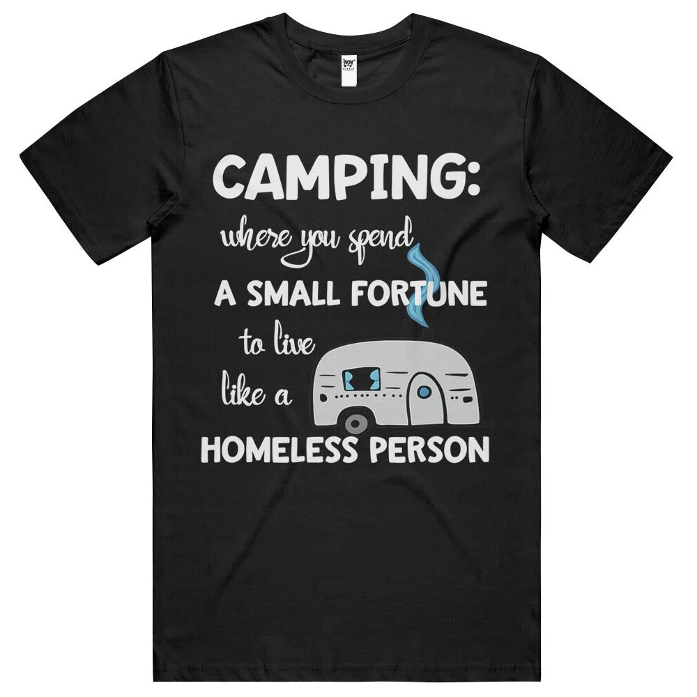 Camping T Shirt Where You Spend A Small Fortune T Shirts