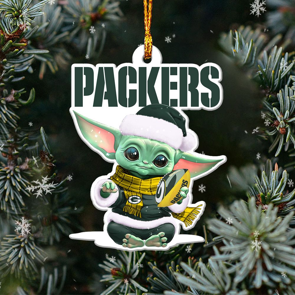 Green Bay Packers Yoda Ornament 04 XXTTT-OR0412