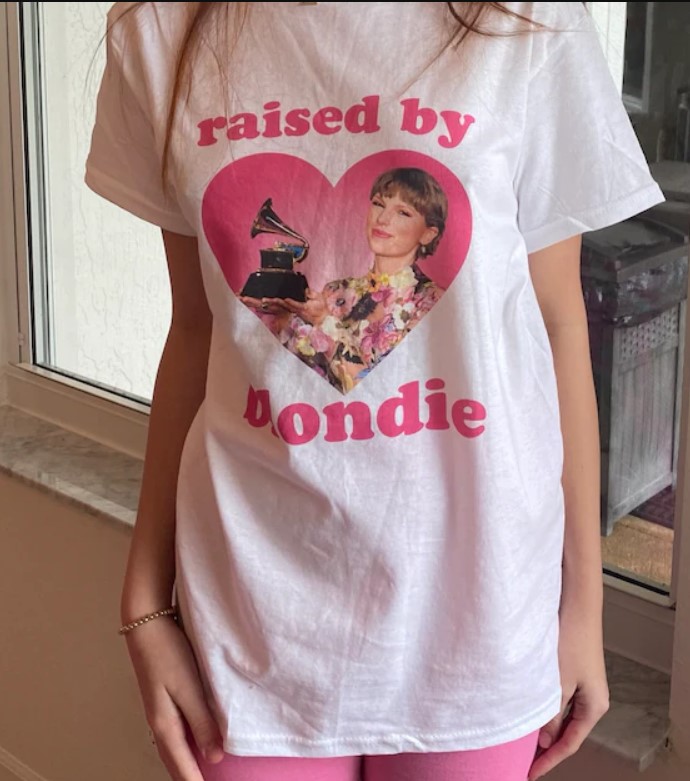 Taylor Swift Raised By Blondie Fan Shirt Outfit