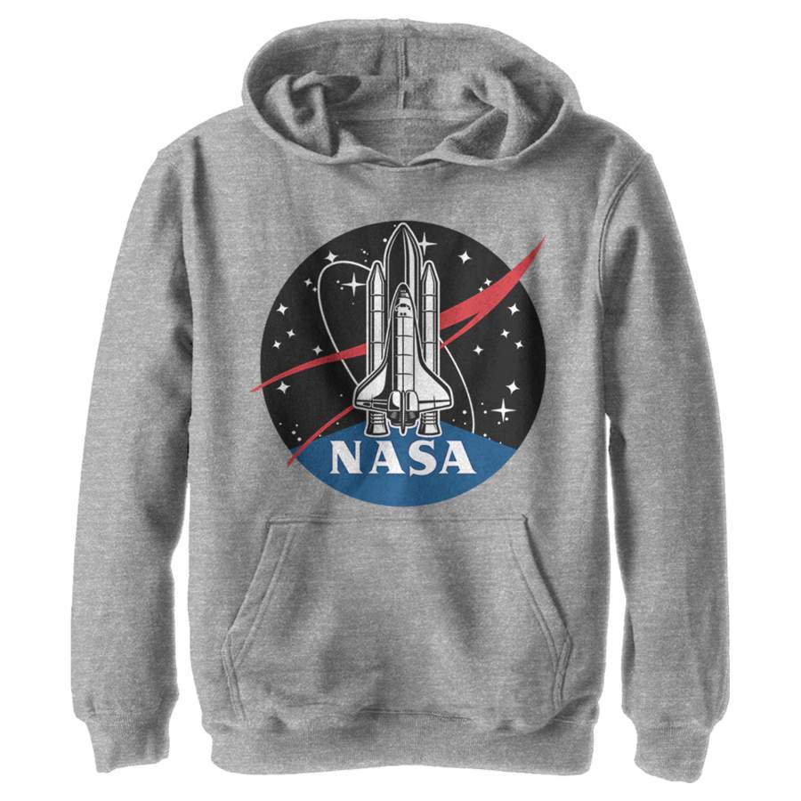 NASA Boy’s Rocket Logo  Lightweight Hoodie