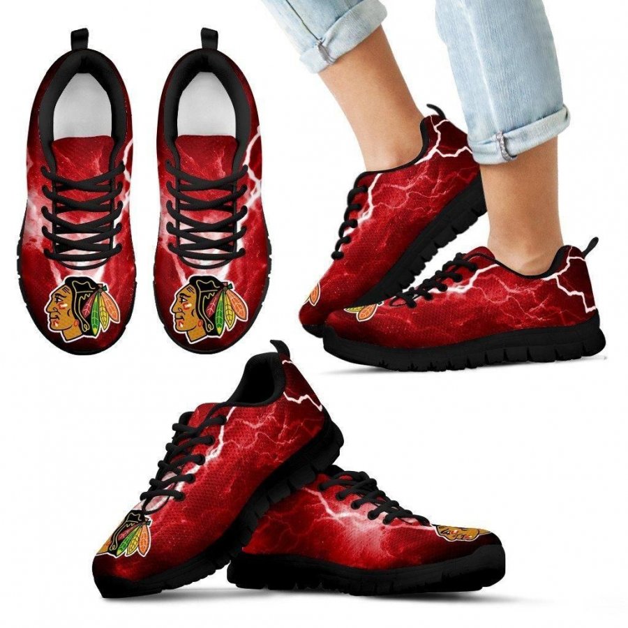 Chicago Blackhawks Thunder Power Sneakers #929