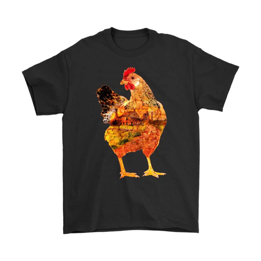 Chicken T-Shirt – Animal Face T-Shirt
