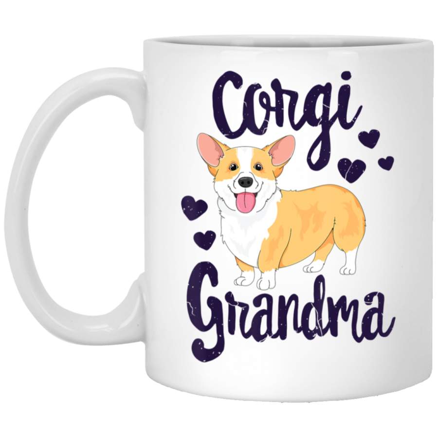 Corgi Girls Puppy Lover Dog Grandma Gift Black Mug Pet Owner, Dog Dad Mom Lover, Best Friends Gifts Funny Sayings Slogan Cute