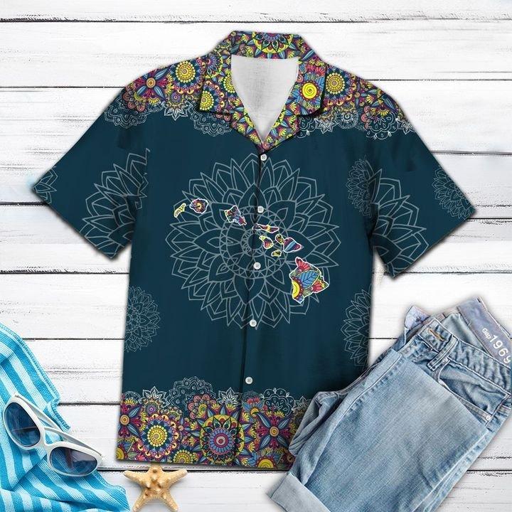 Mandala Hawaii Shirt Unisex Full Size Adult Colorful Ha23802