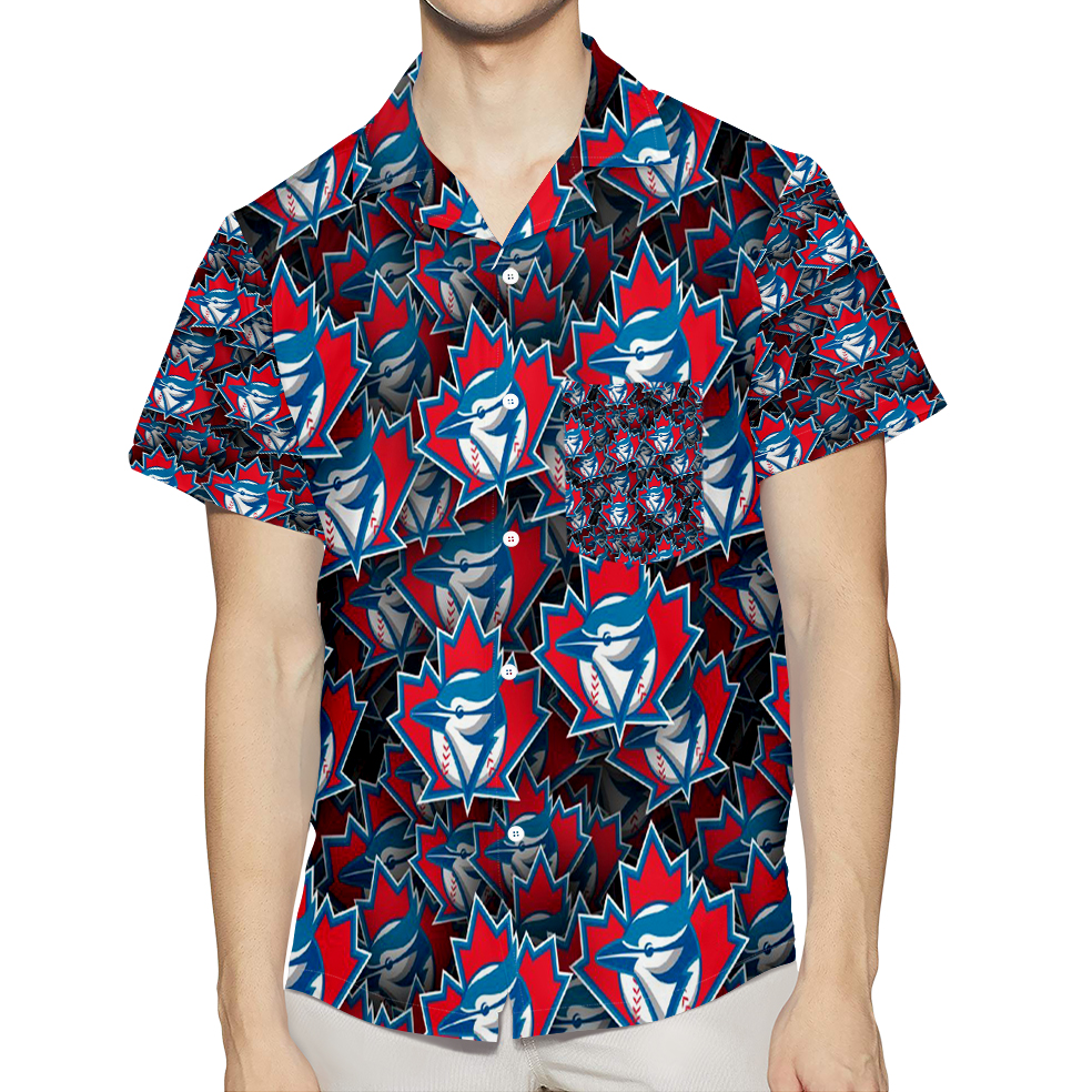 Toronto Blue Jays2 3D All Over Print Summer Beach Hawaiian Shirt With Pocket