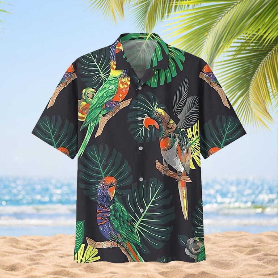 Parrot Hawaii Beach Shirt 2 Ha8976