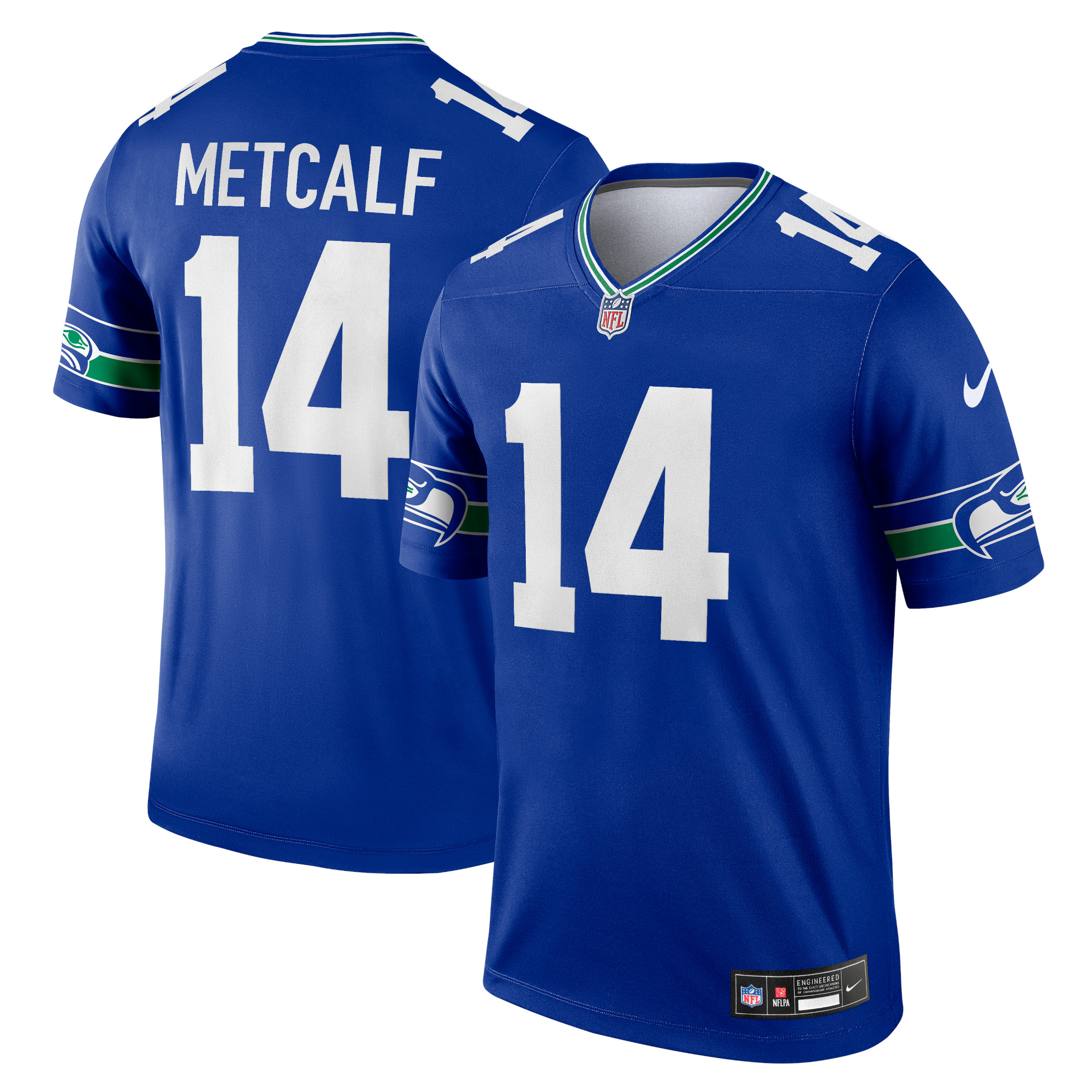 DK Metcalf Seattle Seahawks Throwback Legend Player Jersey – Royal