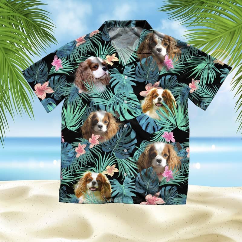 Felacia King Charles Summer Leaves Hawaii Shirt Ha16400