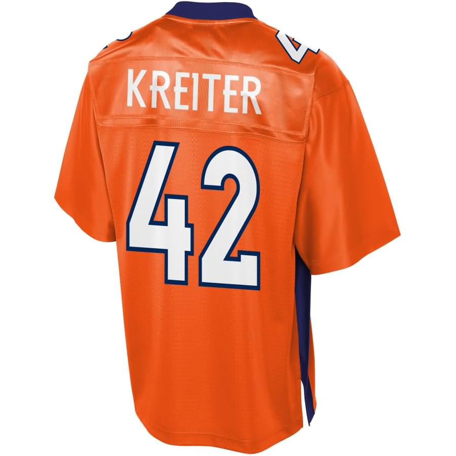 Casey Kreiter Denver Broncos NFL Pro Line Player Jersey – Orange