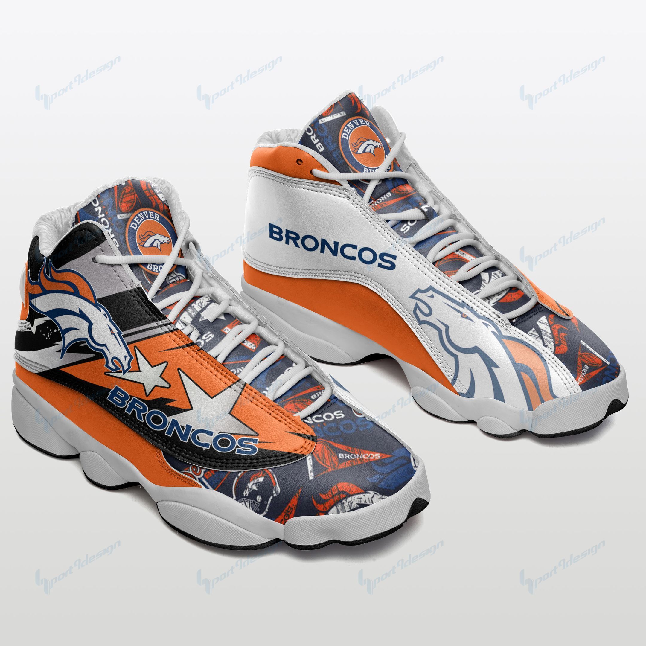 Denver Broncos Air JD13 Sneakers 528