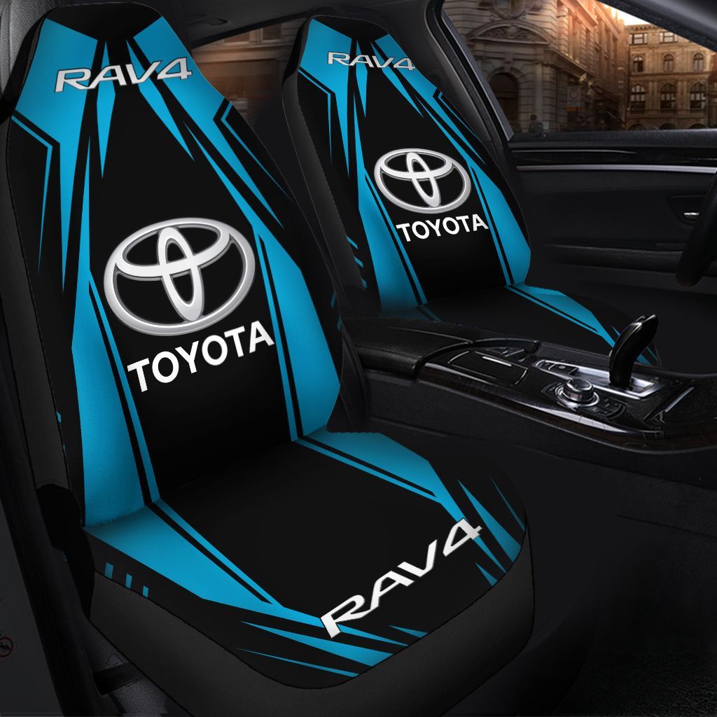 Toyota Rav4 Ttt-Lt Car Seat Cover (Set Of 2) Ver 2 (Sky Blue)