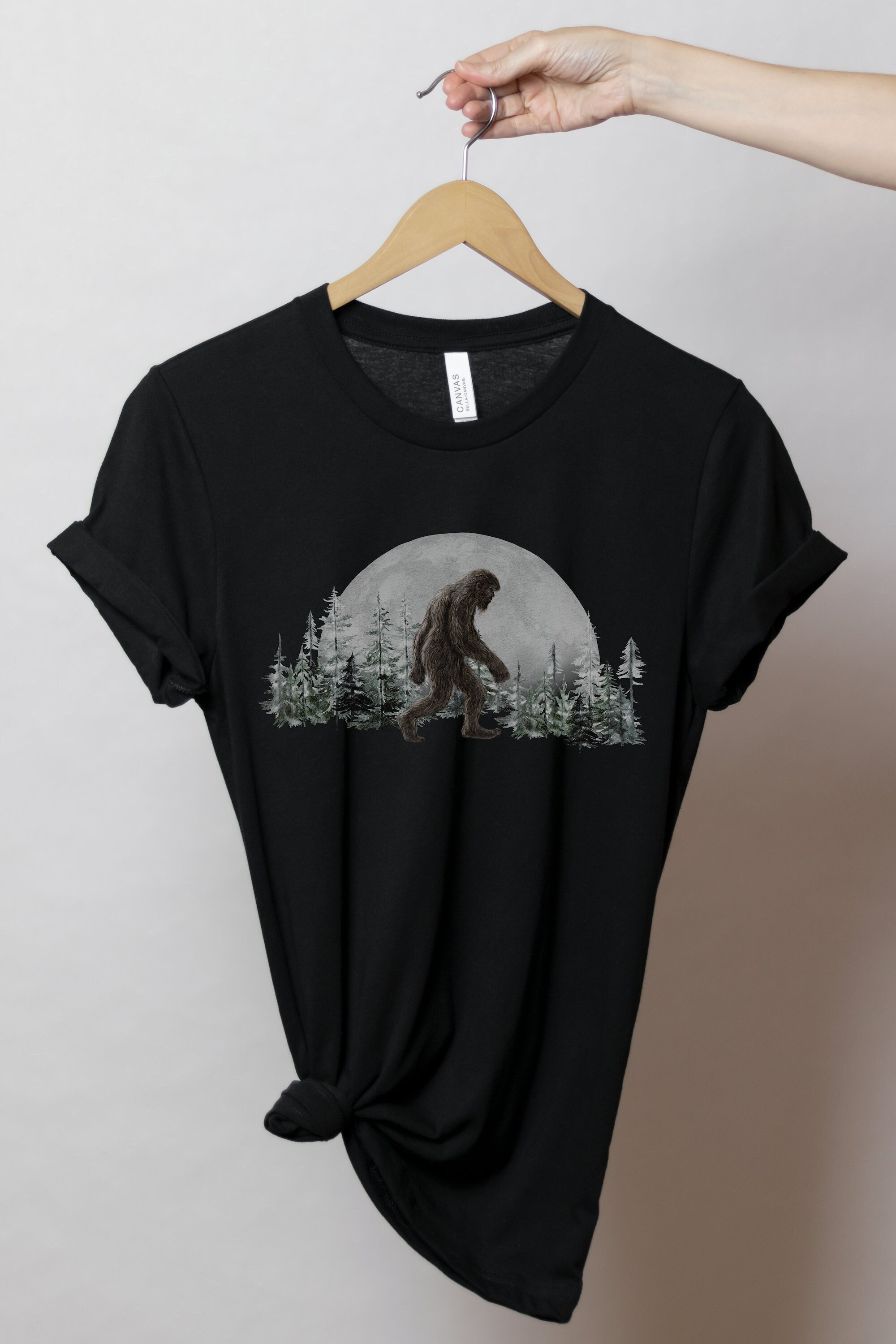 Watercolor Bigfoot Unisex Graphic Tee