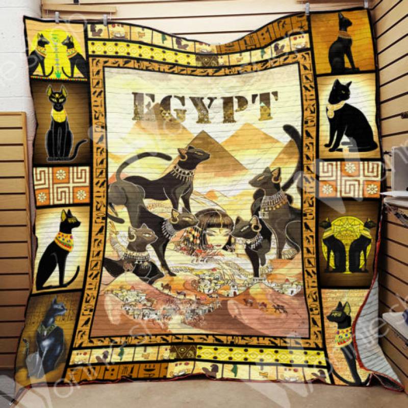 Black Cat Egypt Blanket OCT0101 76O49