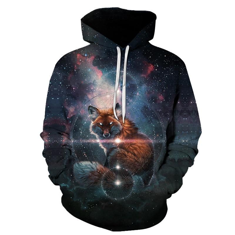 3D Fox Hoodies