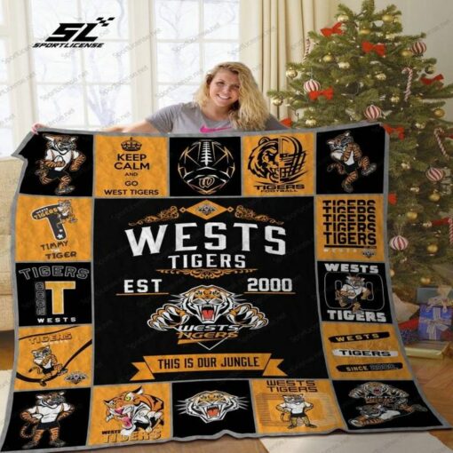 Wests Tigers 1 Quilt Blanket A95