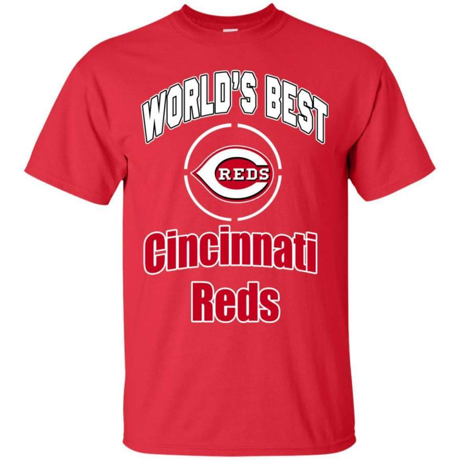 Amazing World’s Best Dad Cincinnati Reds T Shirts