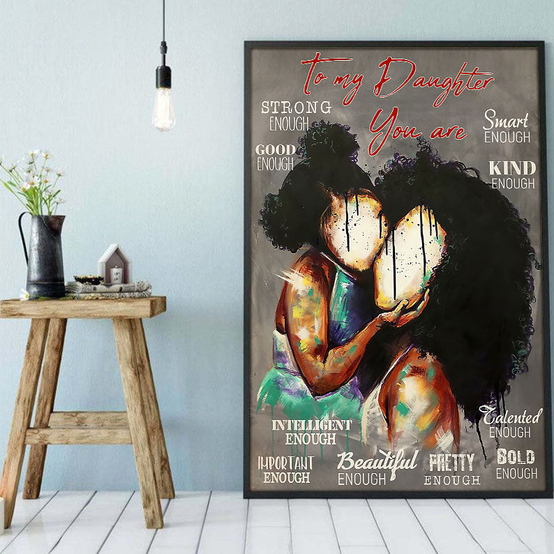 South Africa Custom Canvas Prints Graphic African American Black Art Poster Prints Black Girl Fashion African Men Beautiful Canvas Wall Decor