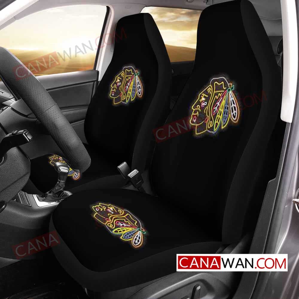 Chicago Blackhawks Style358 3D Customized Personalized Car Seat Cover