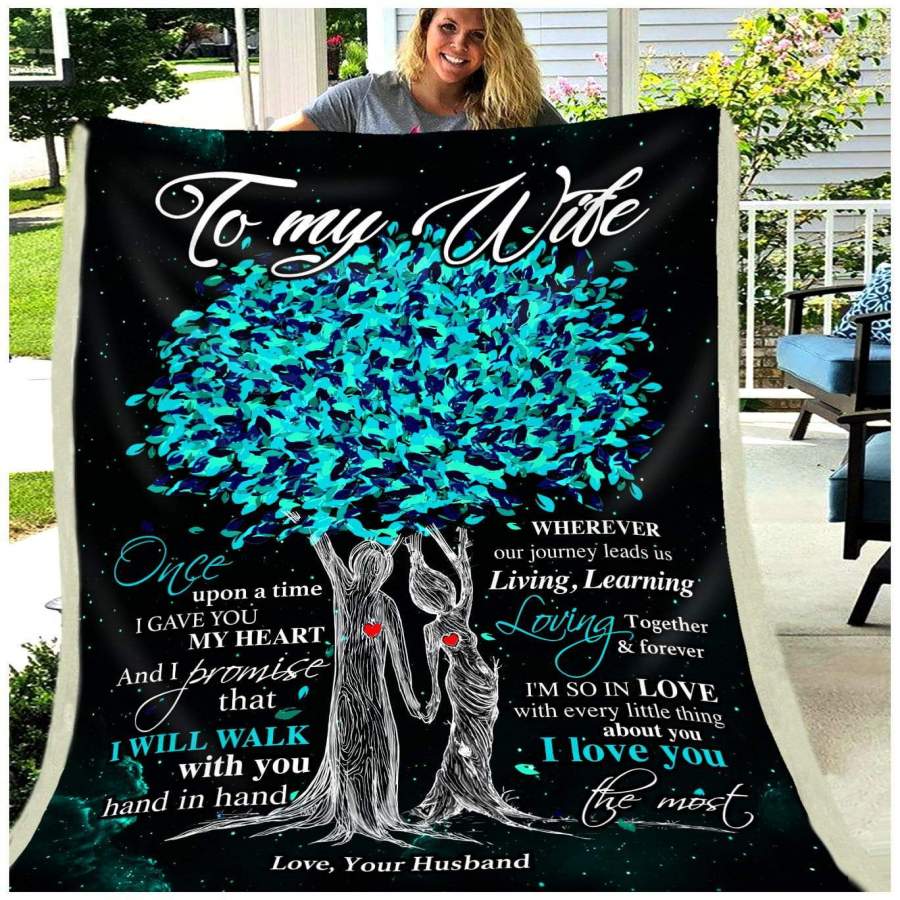 Loving Together And Forever Gift For Wife Blanket