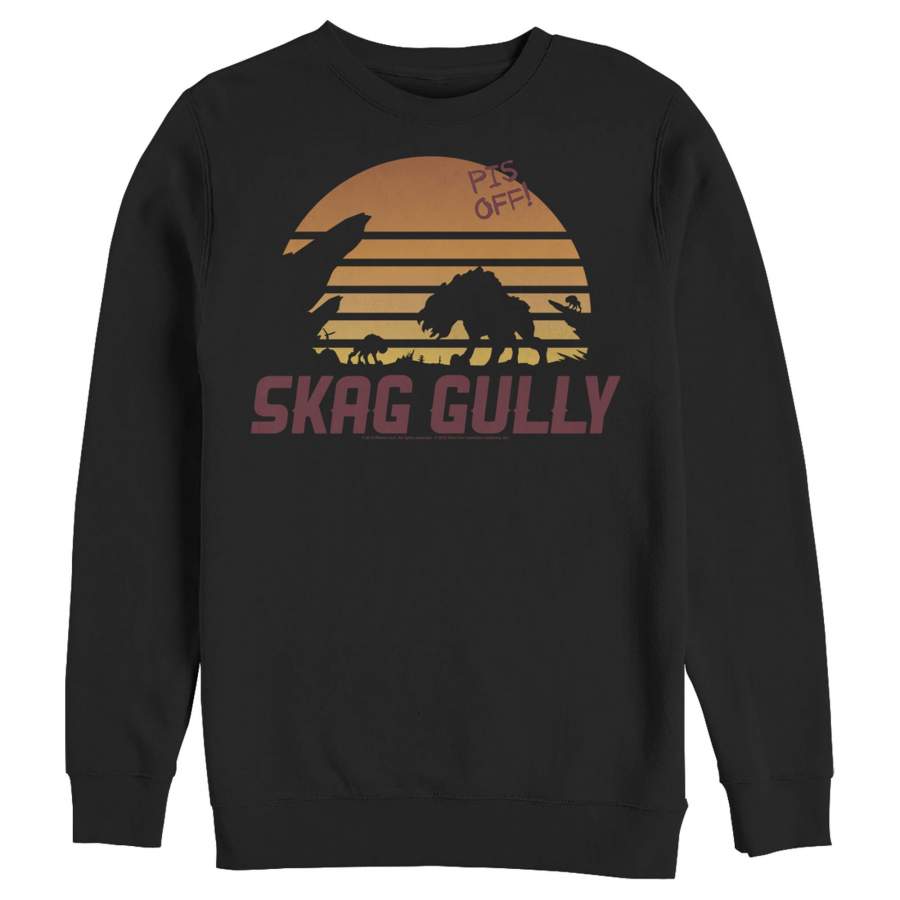 Borderlands 3 Men’s Skag Gully Silhouette  Sweatshirt