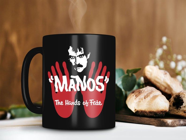 Black Mug Manos The Hands of Fate Mug The Master Mug Tom Neyman Mug Horror Lover Gift Vintage Retro Mug Premium Sublime Ceramic Coffee Mug H99