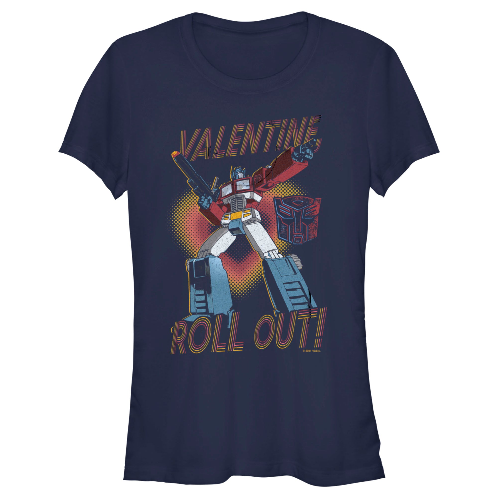 Junior’S Transformers Optimus Prime Valentine Roll Out! T-Shirt