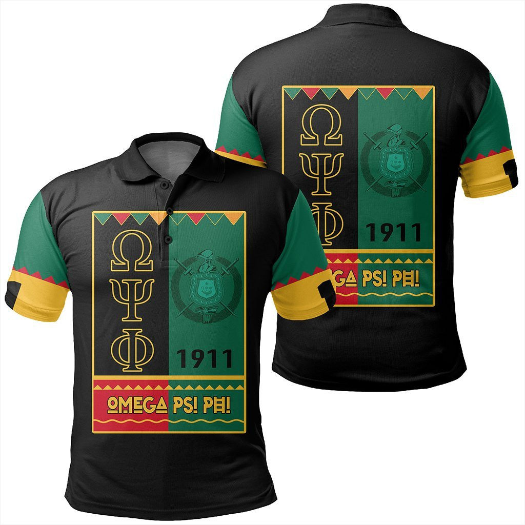 Fraternity Polo – Omega Psi Phi Black History Month Polo Shirt