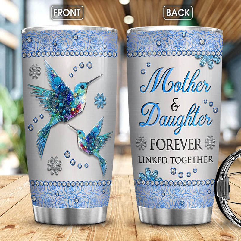 Mother And Daughter Hummingbird Jewelry Style, Mother’S Day Tumbler, New Moms For Birthday, Mother’S Day