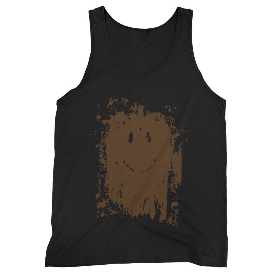 Muddy Smiley Face Forrest Gump Movie Man’s Tank Top