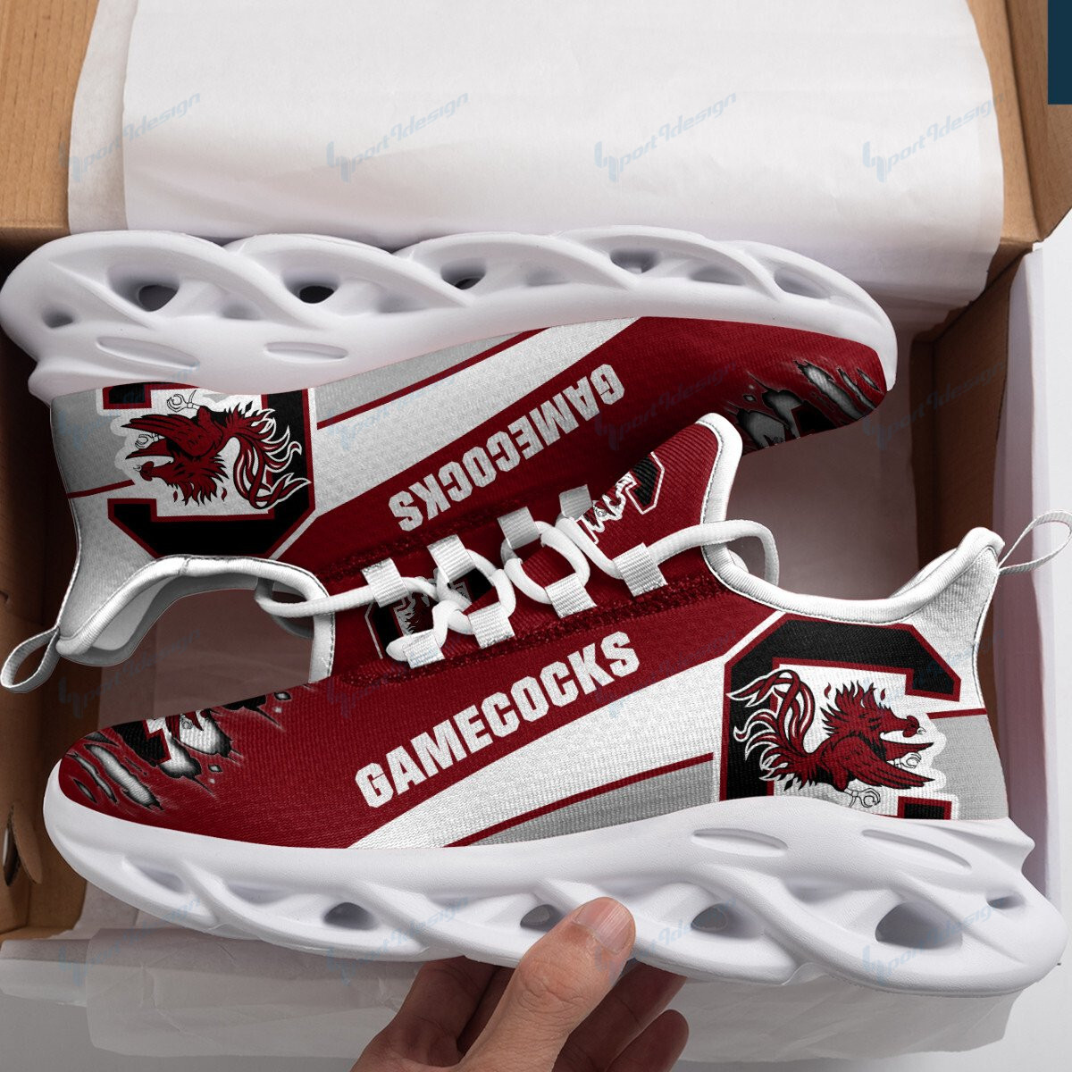 South Carolina Gamecocks Yezy Running Sneakers 988