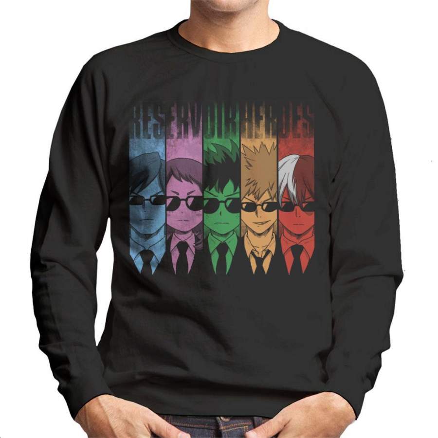 My Hero Academia Resevoir Dogs Mix Men’s Sweatshirt