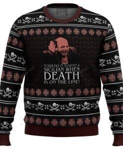 Vizzini The Princess Bride Ugly Christmas Sweater, All Over Print Sweatshirt