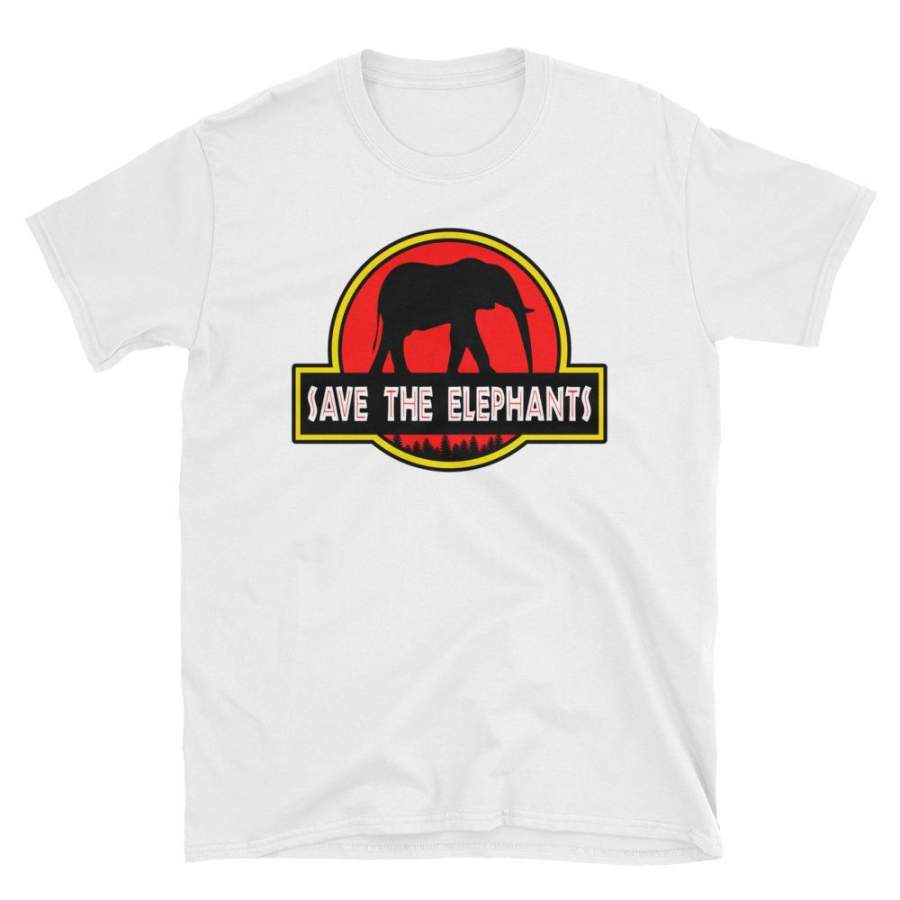 Save The Elephants Jurassic Parody T-Shirt