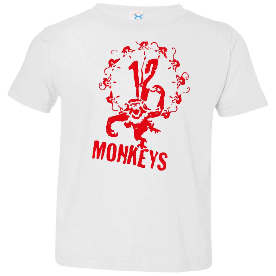 AGR 12 Monkeys Toddler Jersey T-Shirt