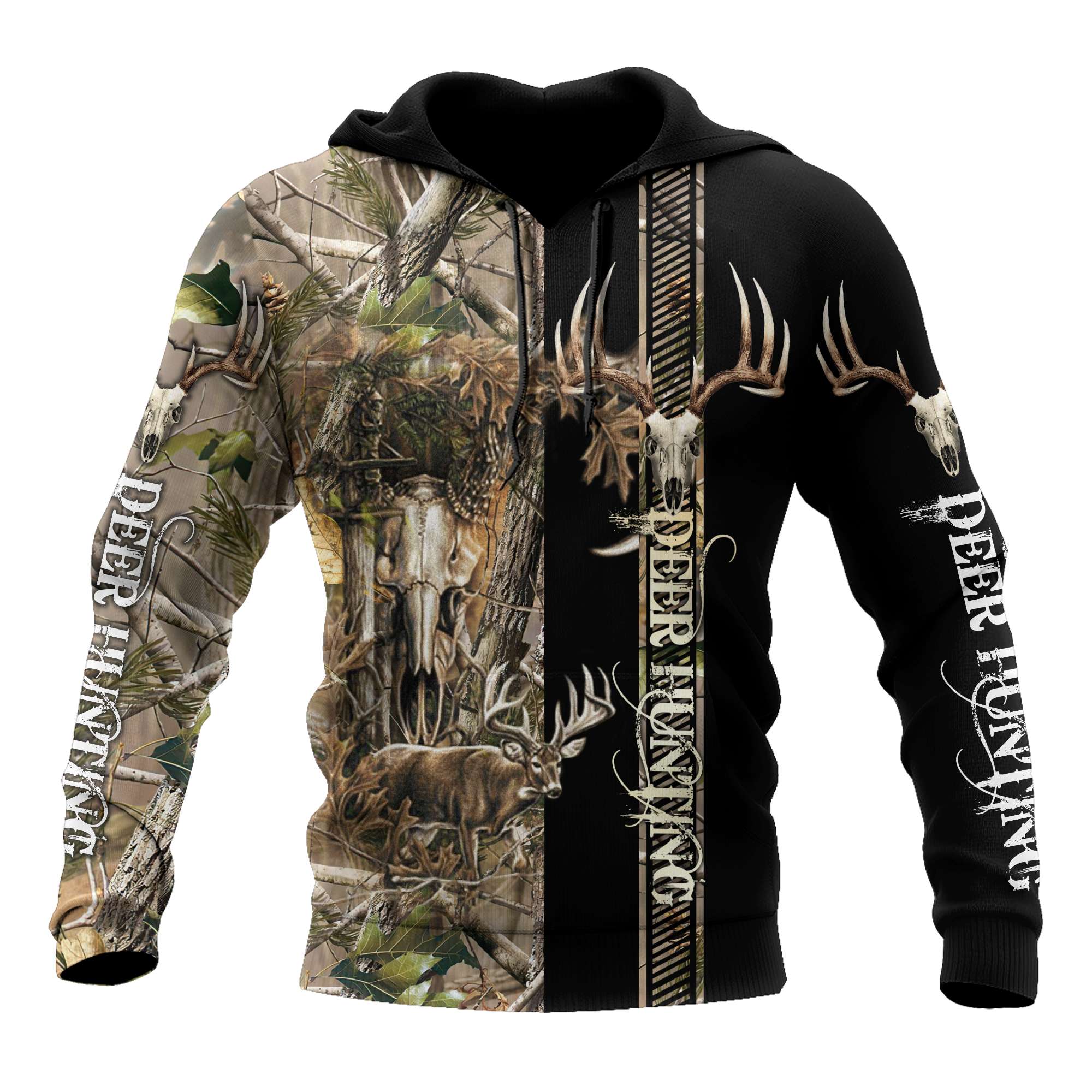 Premium Deer Hunting for Hunter Camouflage 3D Printed Unisex Shirts