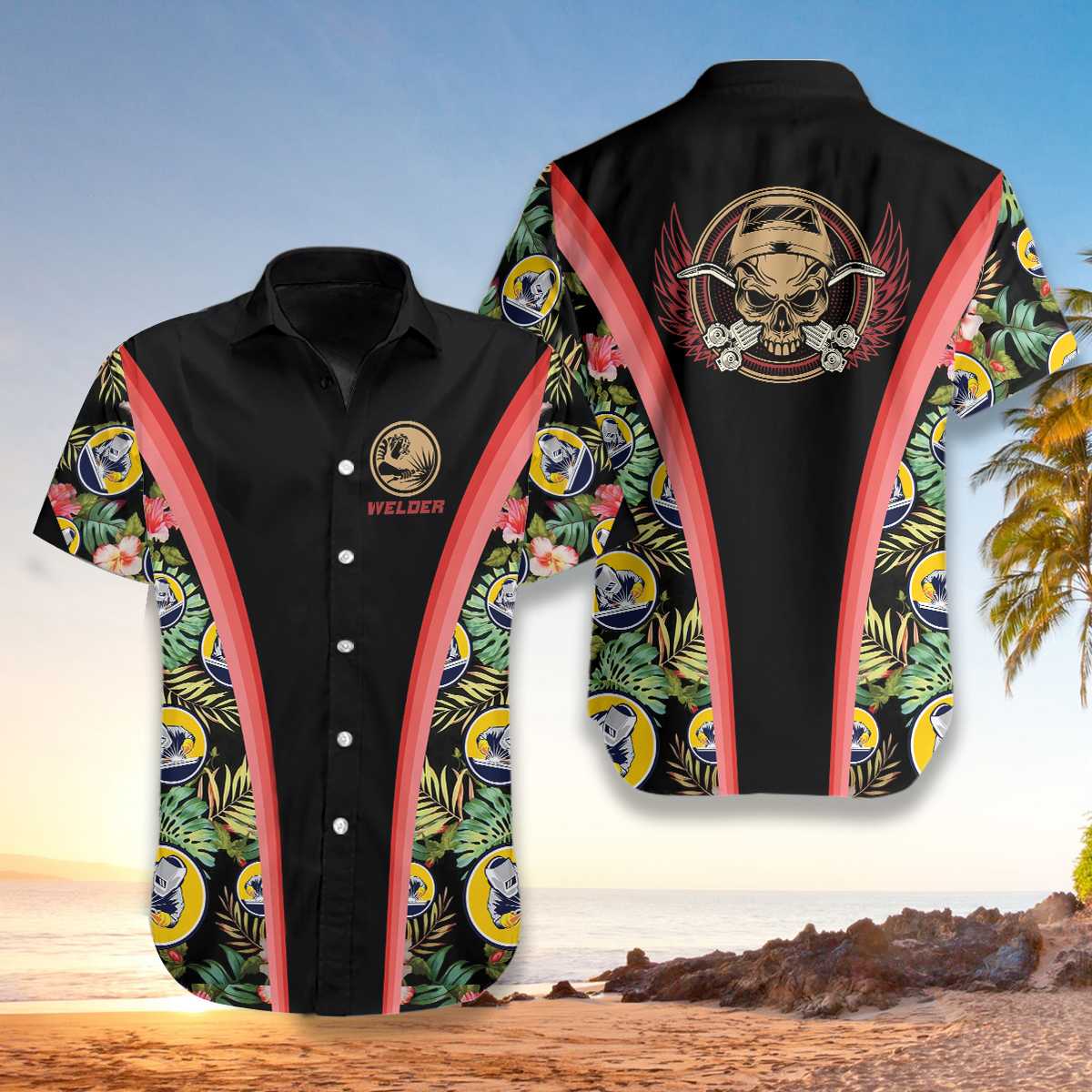 Welder Tropical Hawaiian Shirt | Unisex | Adult | Hw6965