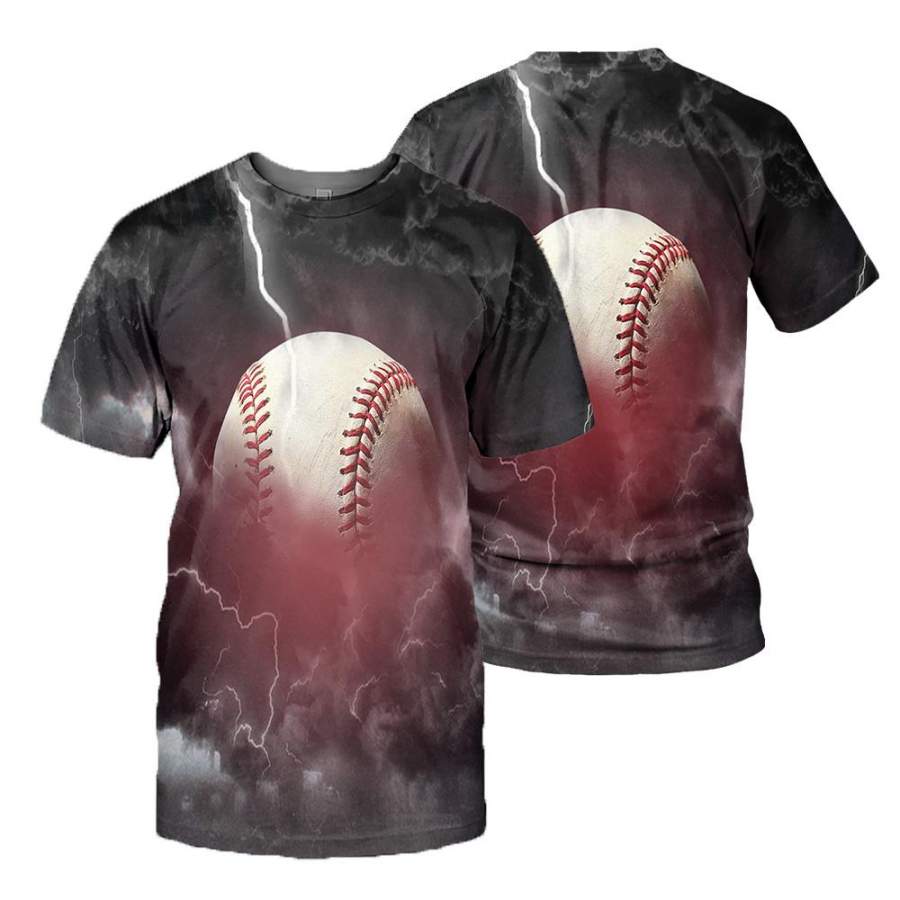 Baseball 3D All Over Printed Shirts For Men And Women 03