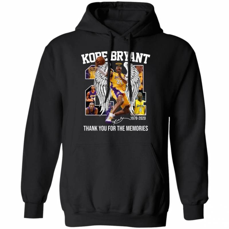 Kobe Bryant Hoodie Angel Number 24 Memorial For Fan MN01