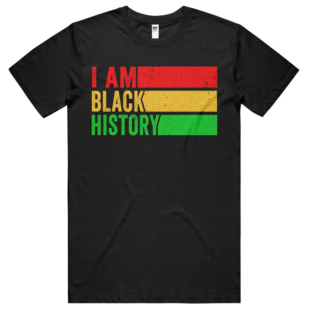 I Am Black History Month Women Men African American Kids T Shirts