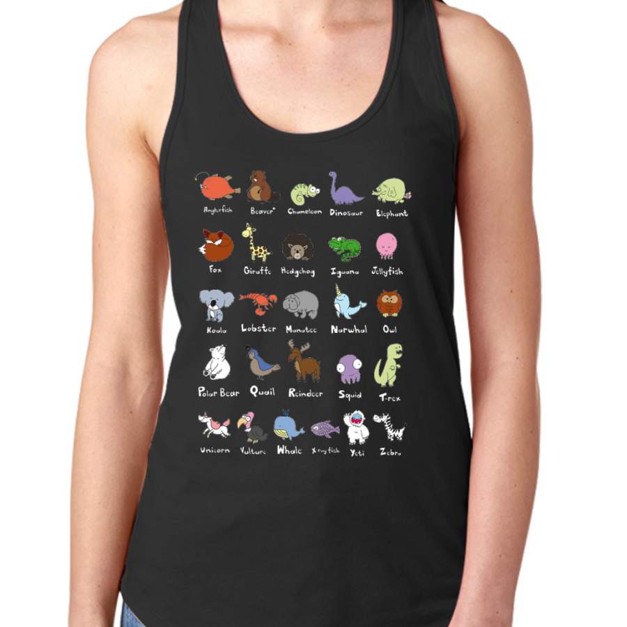 The Animal Alphabet Women Tank Top