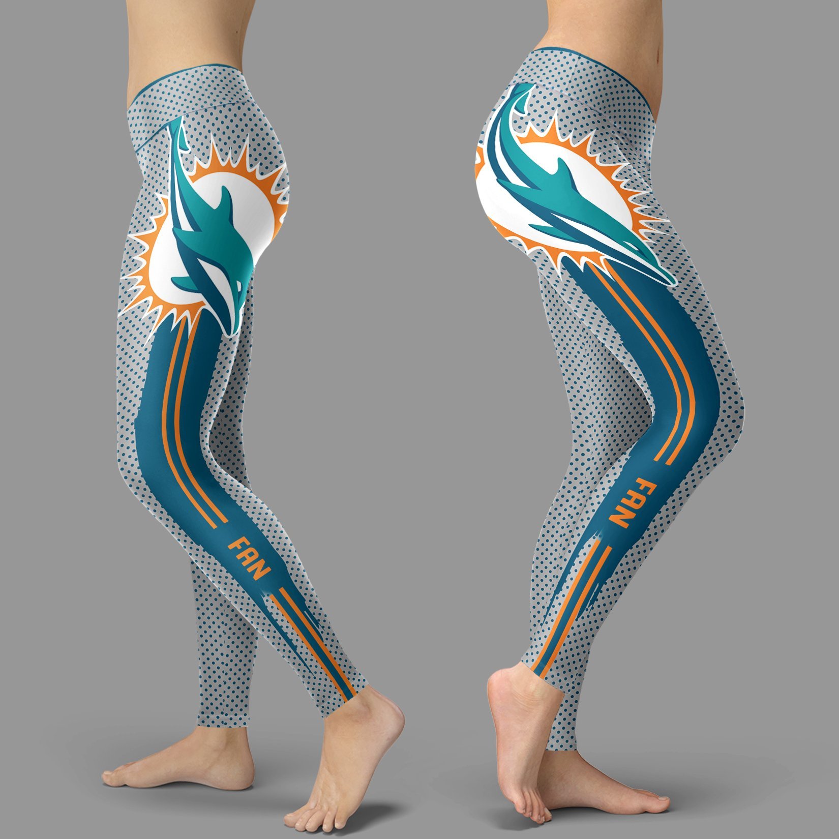 Charming Lovely Fashion Miami Dolphins Leggings