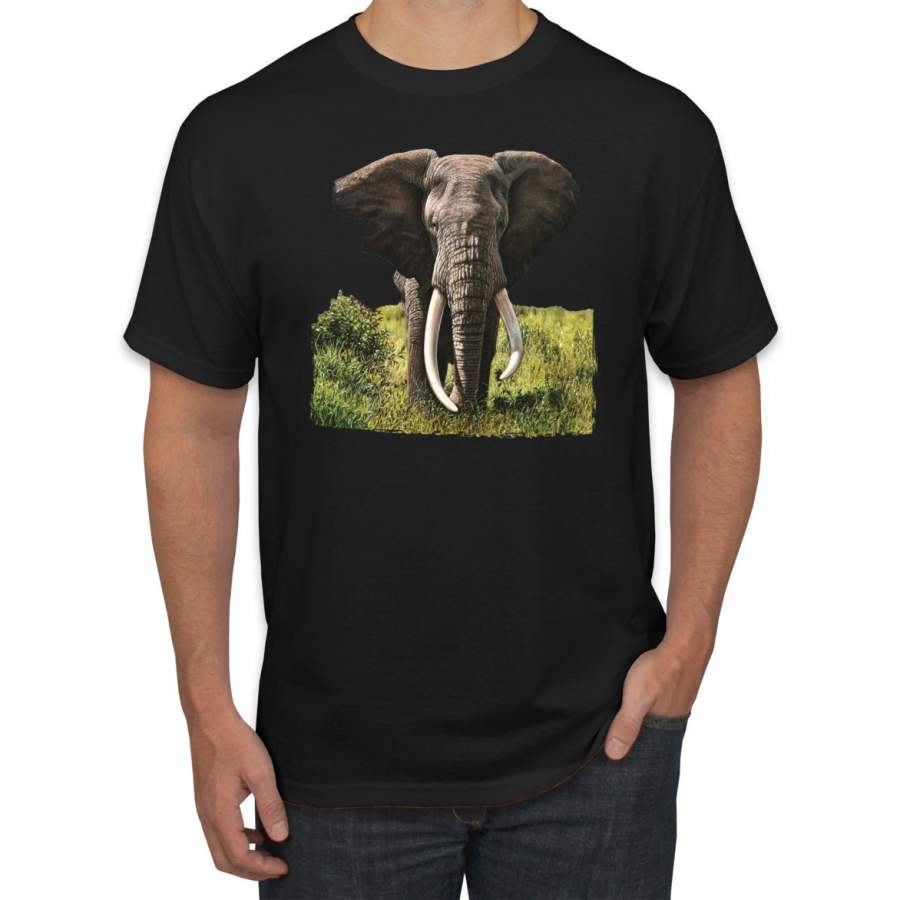 Wild African Forest Elephant Nature Animal Lover Graphic T-Shirt