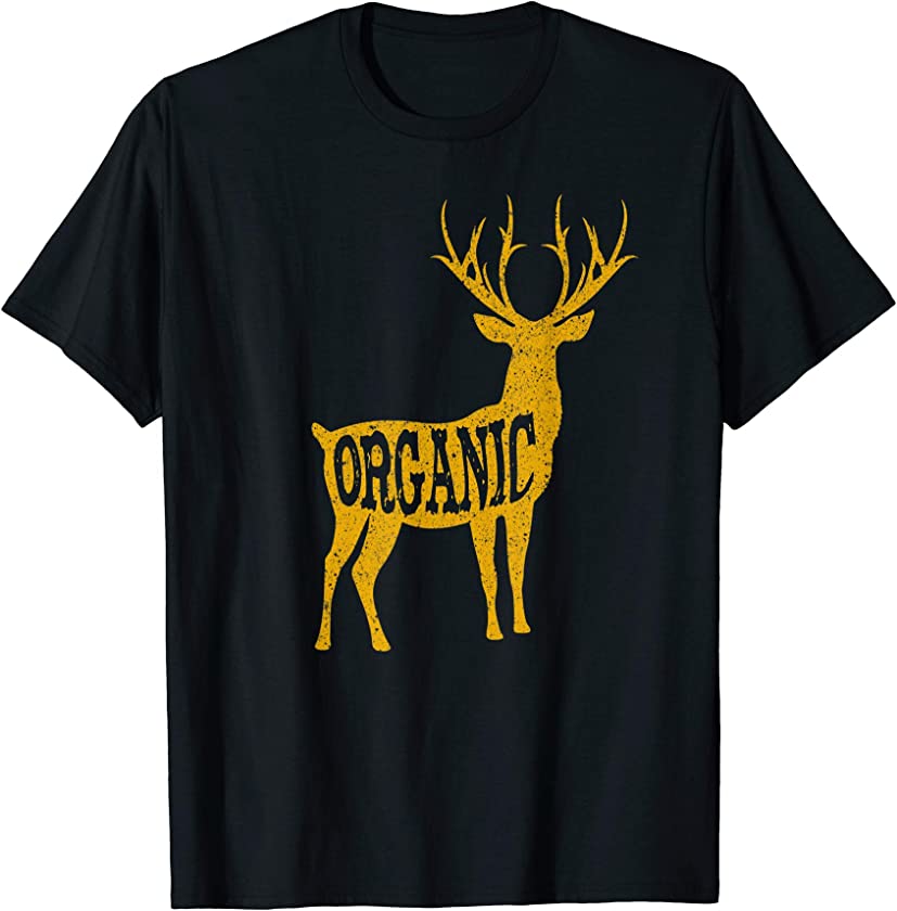 Bow Hunting Gear Vintage Organic Deer Outdoors Archery Gift T-Shirt