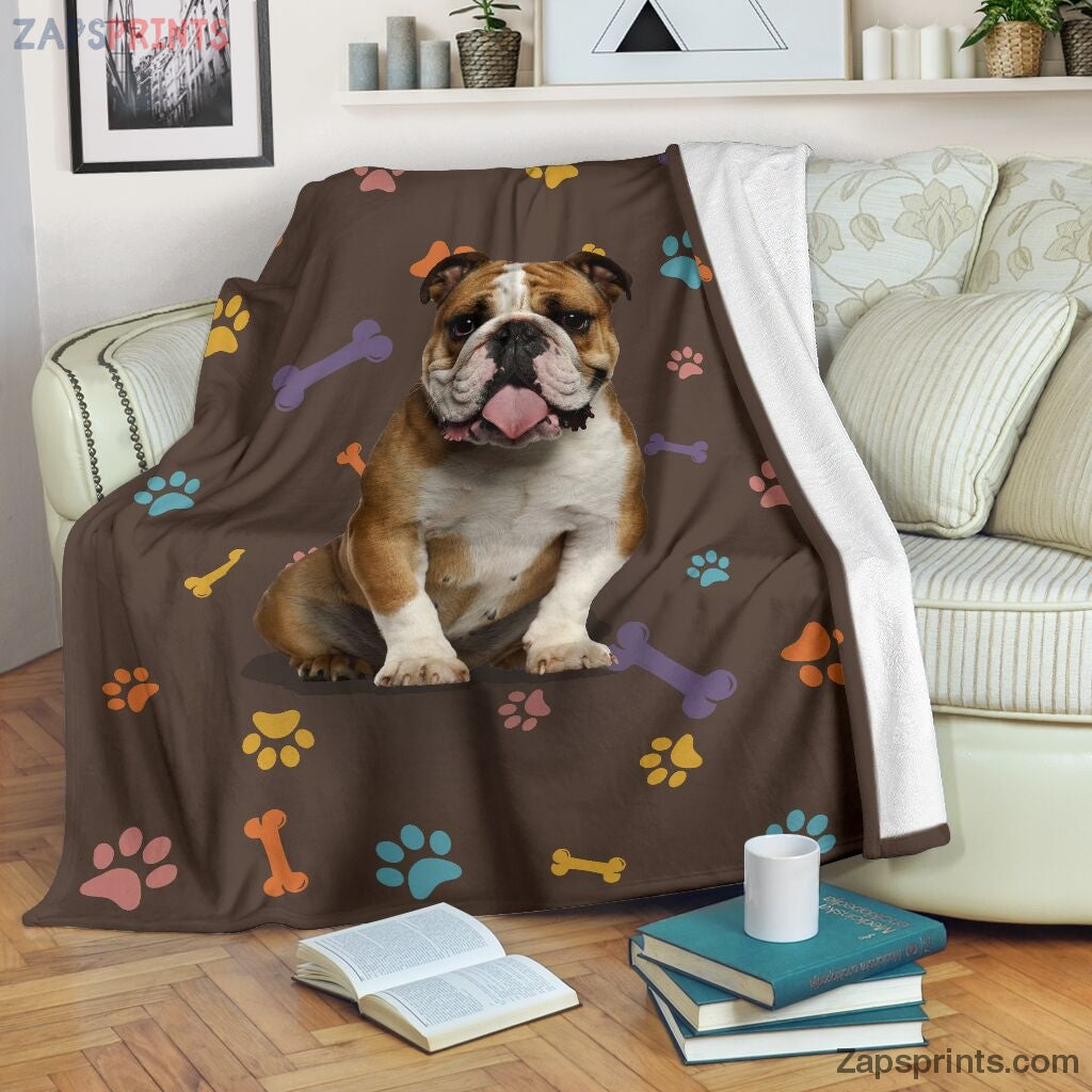 Bulldog Brown Blanket And Color Decor – Cool Gift Ideas