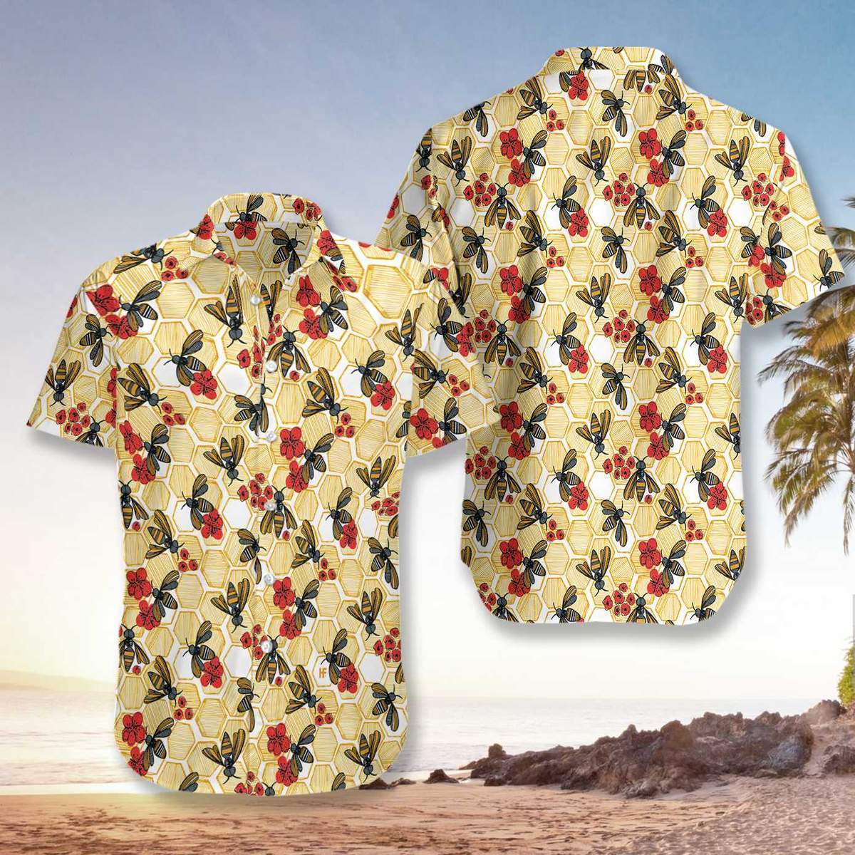 Honey Bee Aloha Hawaii Shirts For Men Women Ha46900