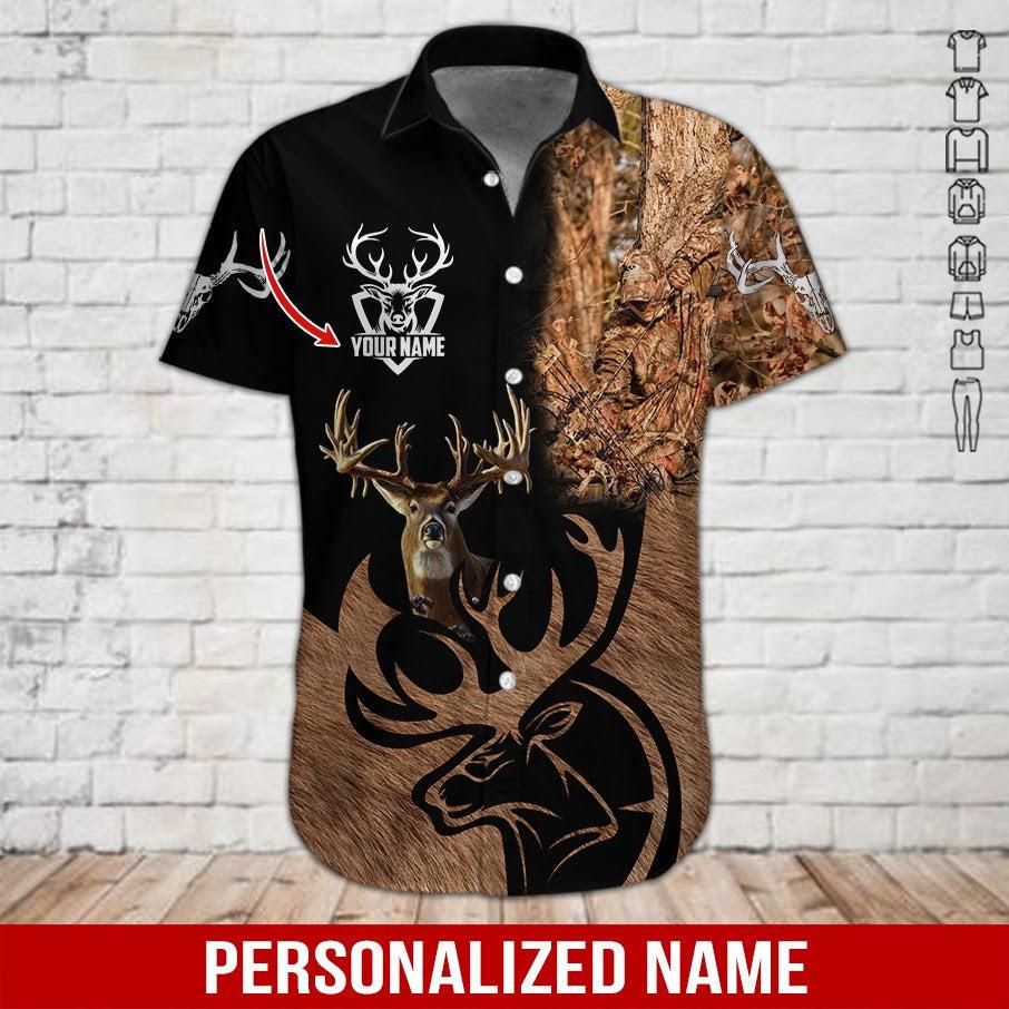 Hunter Holic Custom Name Hawaii Shirt For Men Women Ha108137