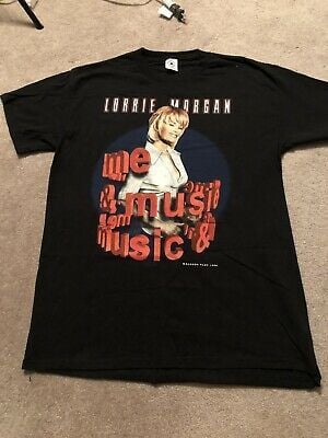 Vintage Lorrie Morgan The Music & Me 1998 Tour T Shirt  L 6279