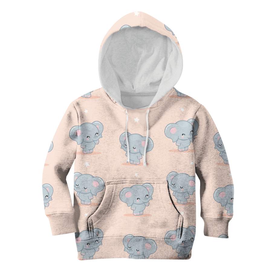 Happy Elephant Custom Hoodies T-shirt Apparel