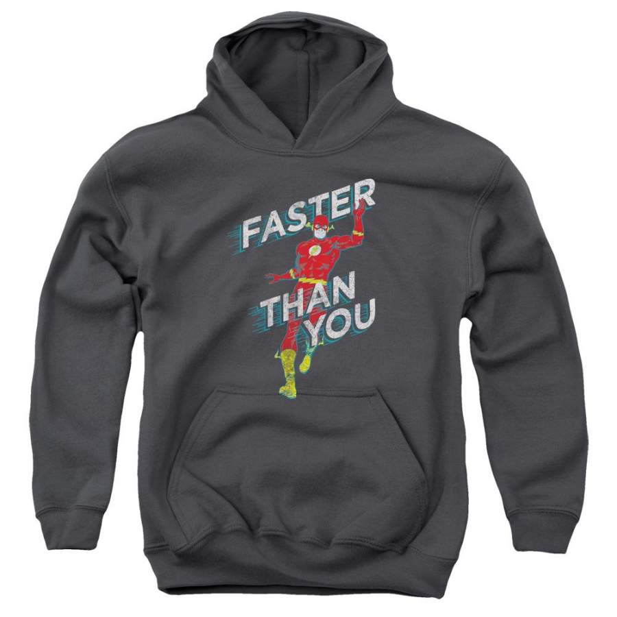 The Flash Faster Than You Youth Hoodie (Ages 8-12)